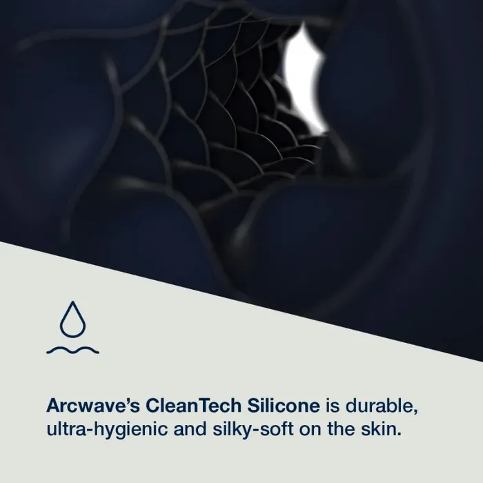Male Sex Toys Arcwave Arcwave Pow Soft Silicone Penis Stroker with Air Pressure Valve