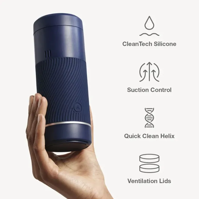 Male Sex Toys Arcwave Arcwave Pow Soft Silicone Penis Stroker with Air Pressure Valve