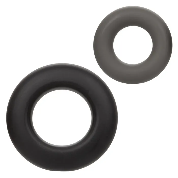 Anal Calexotics Alpha Liquid Silicone Prolong Set of 2 Blackgray Anal Calexotics Alpha Liquid Silicone Prolong Set of 2 Blackgray