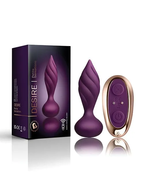 Rocksoff Male Sex Toys Rocks Off Petite Sensations Desire Plug with Remote Rocksoff Male Sex Toys Rocks Off Petite Sensations Desire Plug with Remote