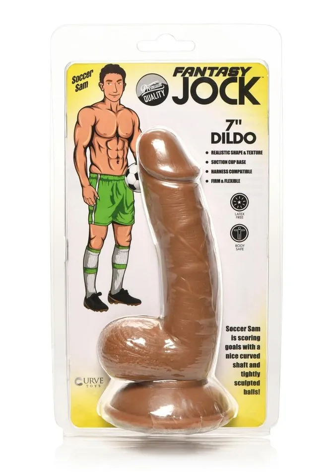 Female Sex Toys Jock Soccar Sam Dildo with Balls Jock