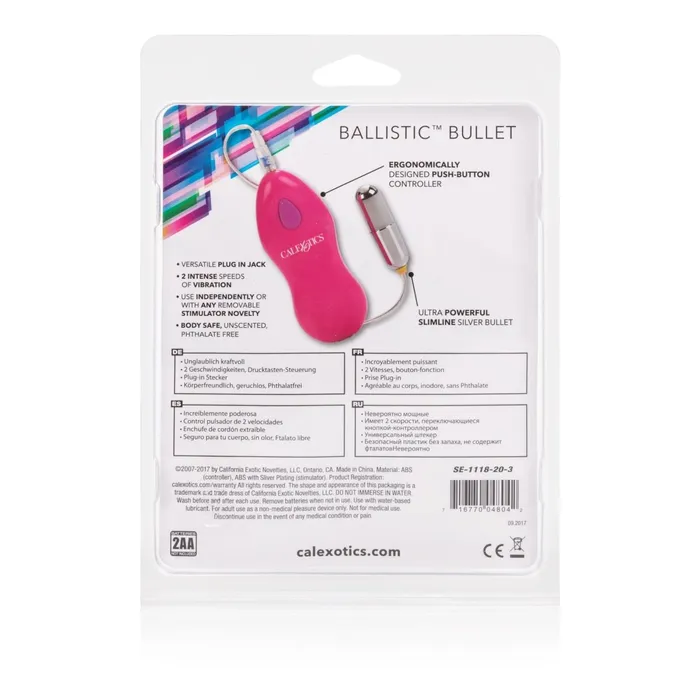 CalExotics Vibrators Ballistic Slimline