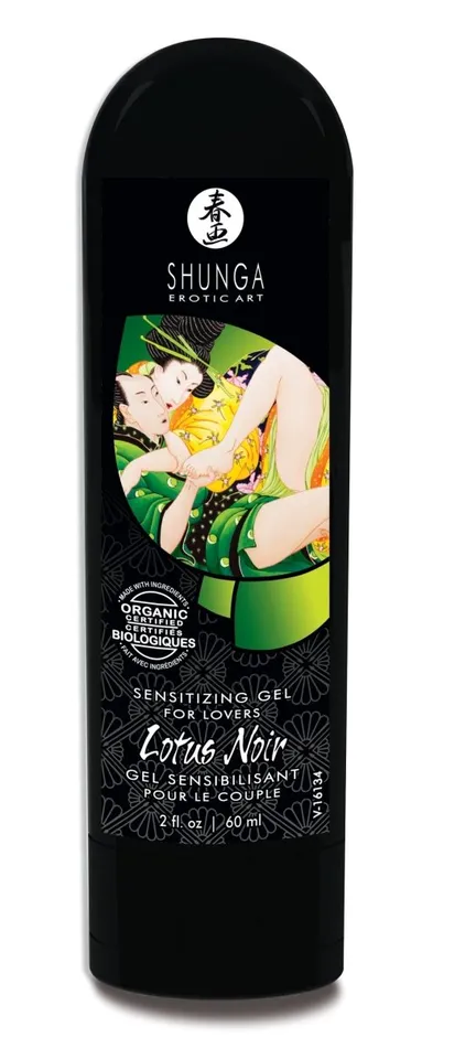 Enhancers Shunga Lotus Noir Sensitizing Gel for Lovers 2 Fl Oz 60 ml Enhancers Shunga Lotus Noir Sensitizing Gel for Lovers 2 Fl Oz 60 ml