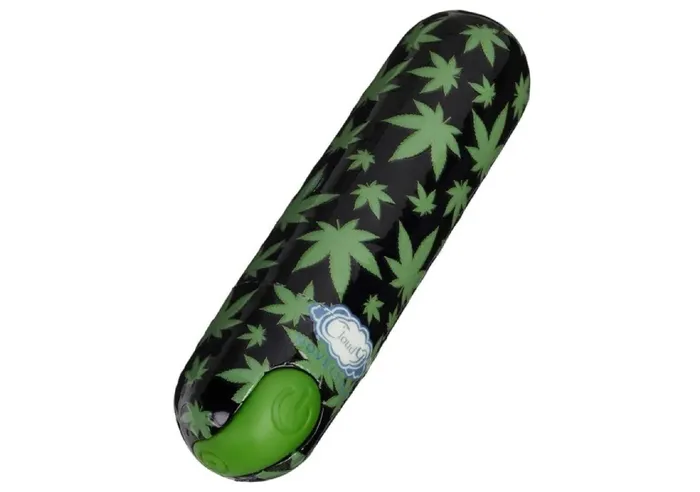 Vibrators Cloud 9 Novelties 420 Stubby Vibe Cannabis Leaf Blackgreen Vibrators Cloud 9 Novelties 420 Stubby Vibe Cannabis Leaf Blackgreen