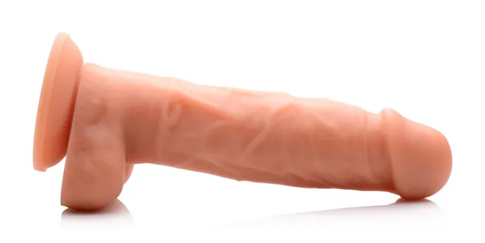 XR Brands Strap U Dildos Power Pecker 7 Inch Silicone Dildo With Balls XR Brands Strap U Dildos Power Pecker 7 Inch Silicone Dildo With Balls