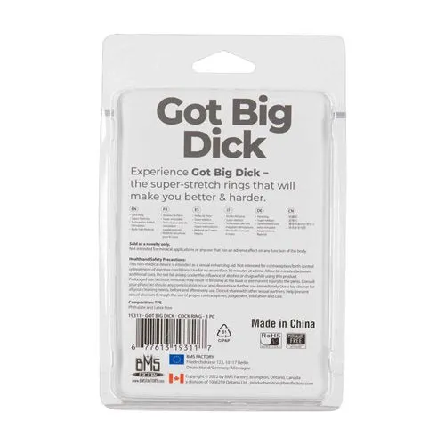 Dildos Xandebay Got Big Dick 3pk Rings