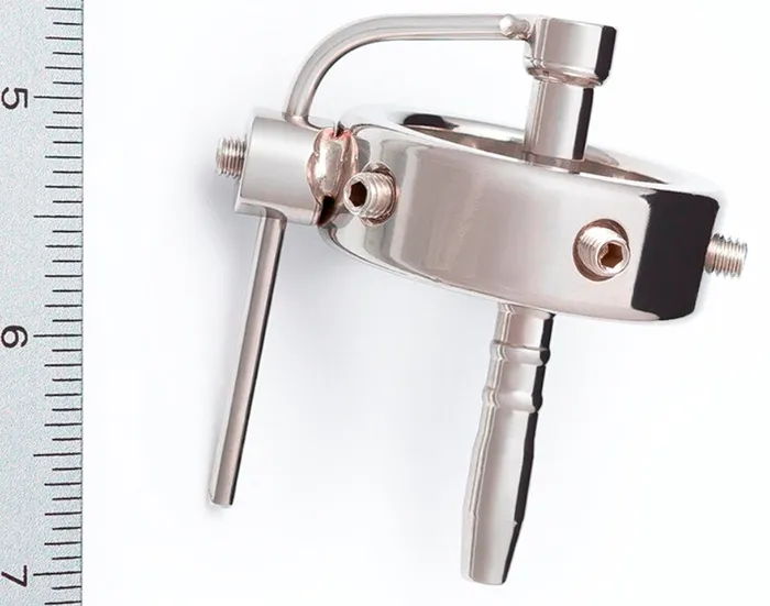 fetishtoyboxcom EXTREME STEELS SADISTIC COCK HEAD WAND CHASTITY DEVICE Male Sex Toys